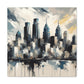 "Cityscape Serenade Philadelphia" - Canvas