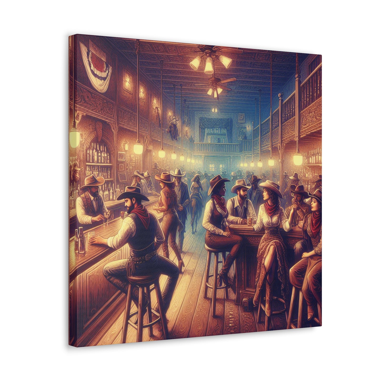 "Wild West Revelry" - Canvas