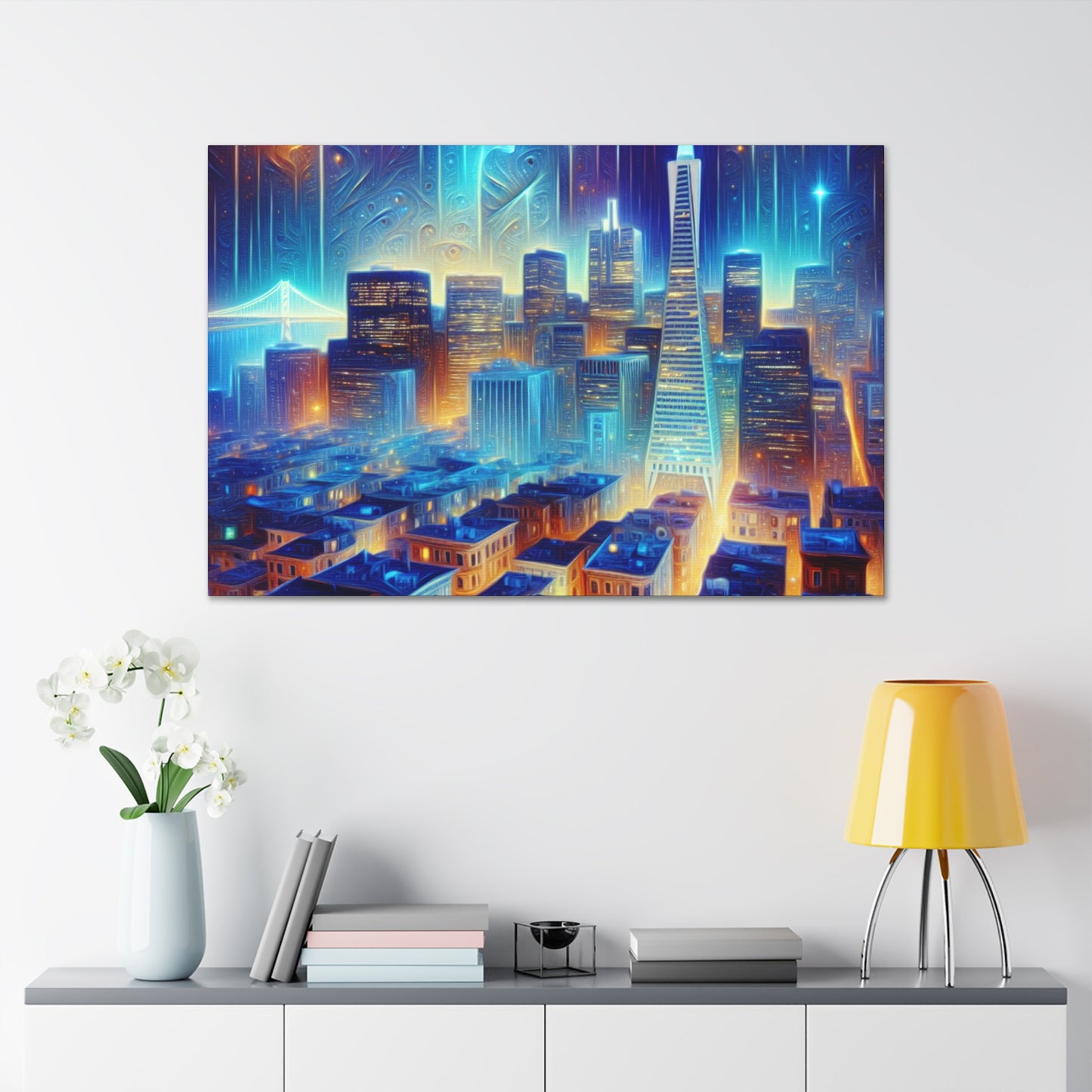 Mystical City Reverie - Canvas