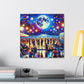 Lunar Celebration on Shore - Canvas