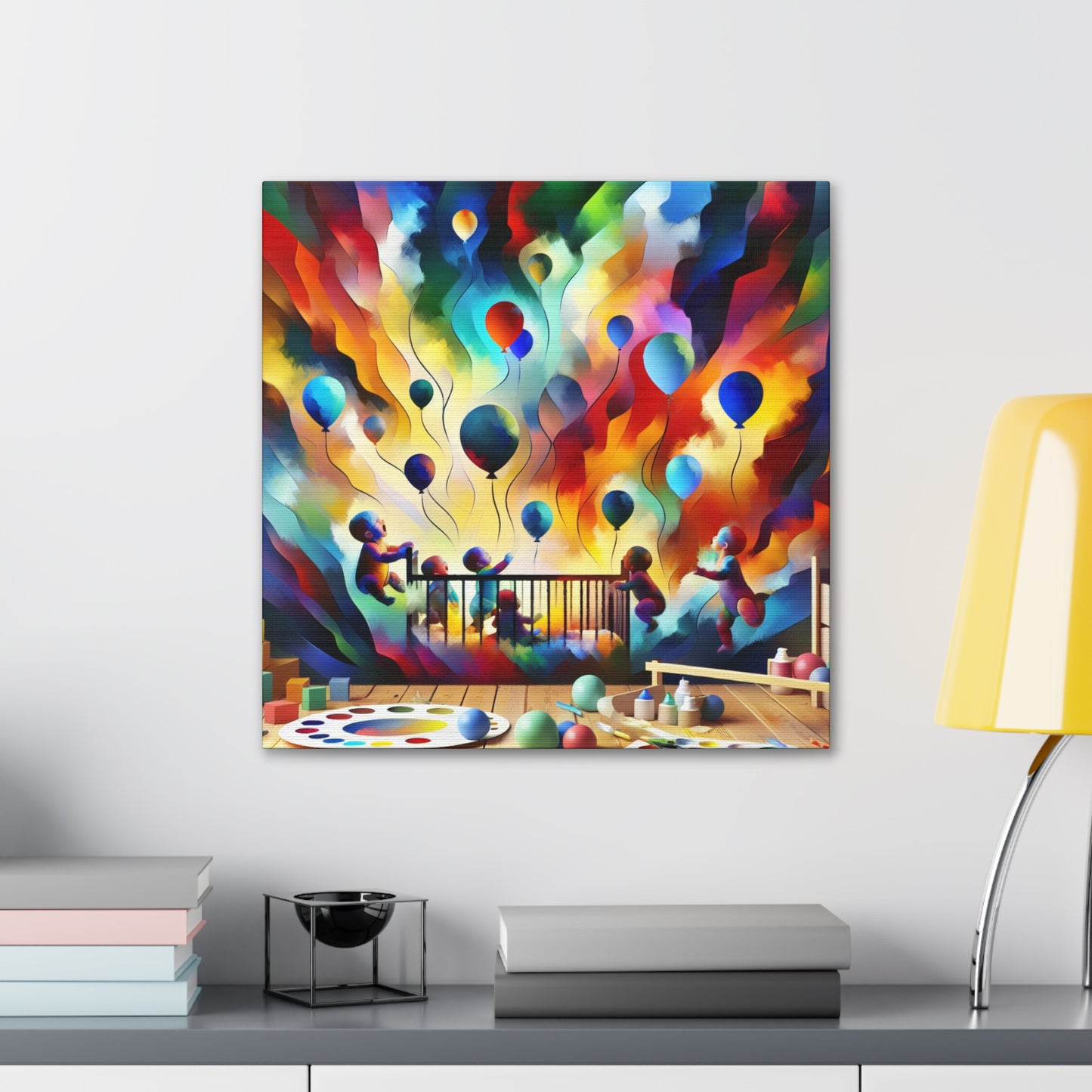 Skyward Ascension, Colorful Dreams - Canvas