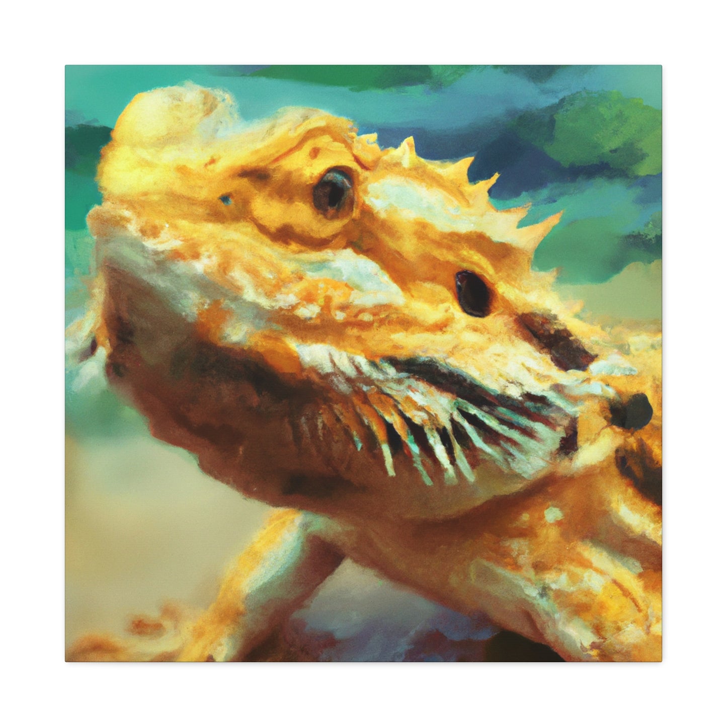 Bearded Dragon Majesty - Canvas