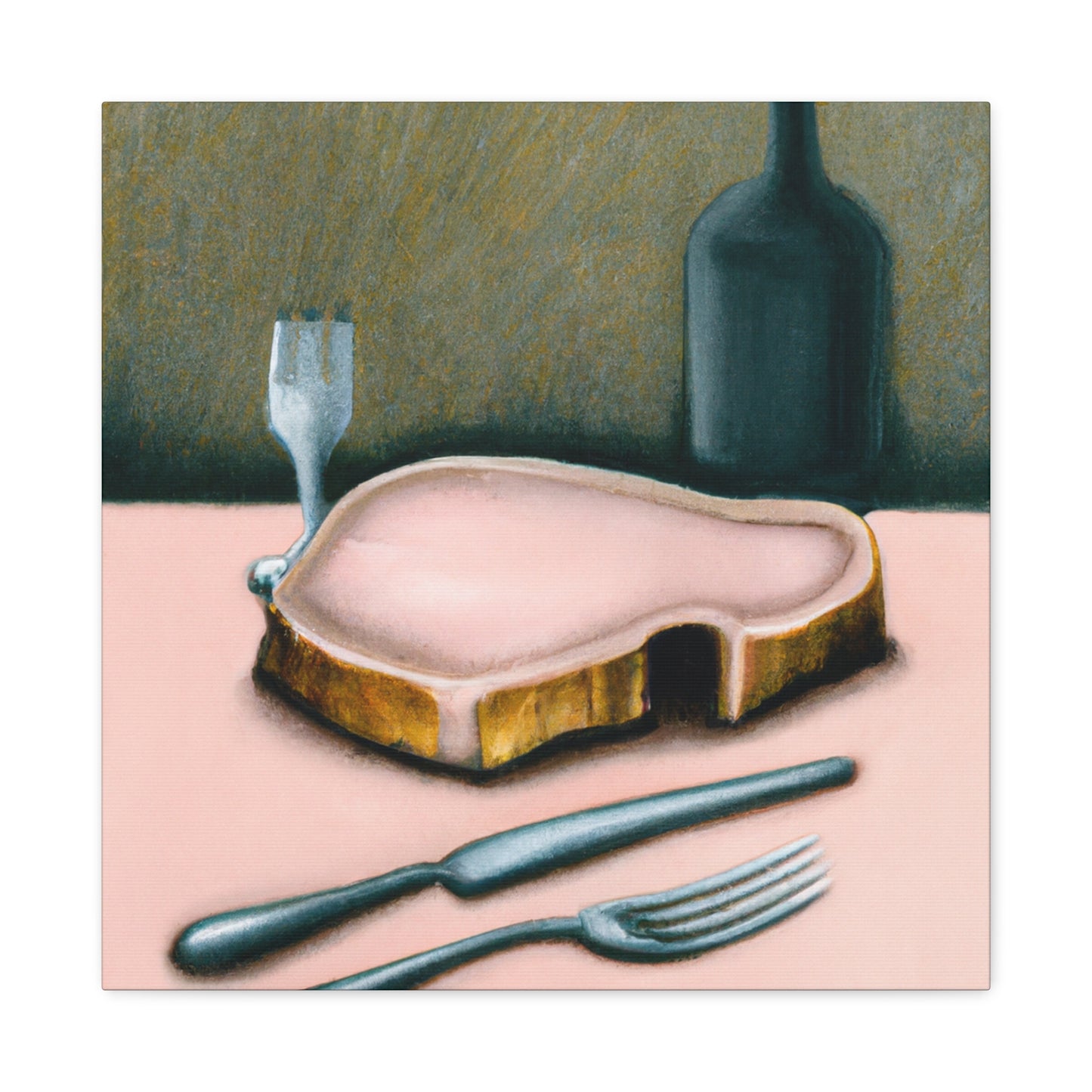 Steak in Surreality - Canvas