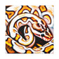 "Majesty of Ball Python" - Canvas