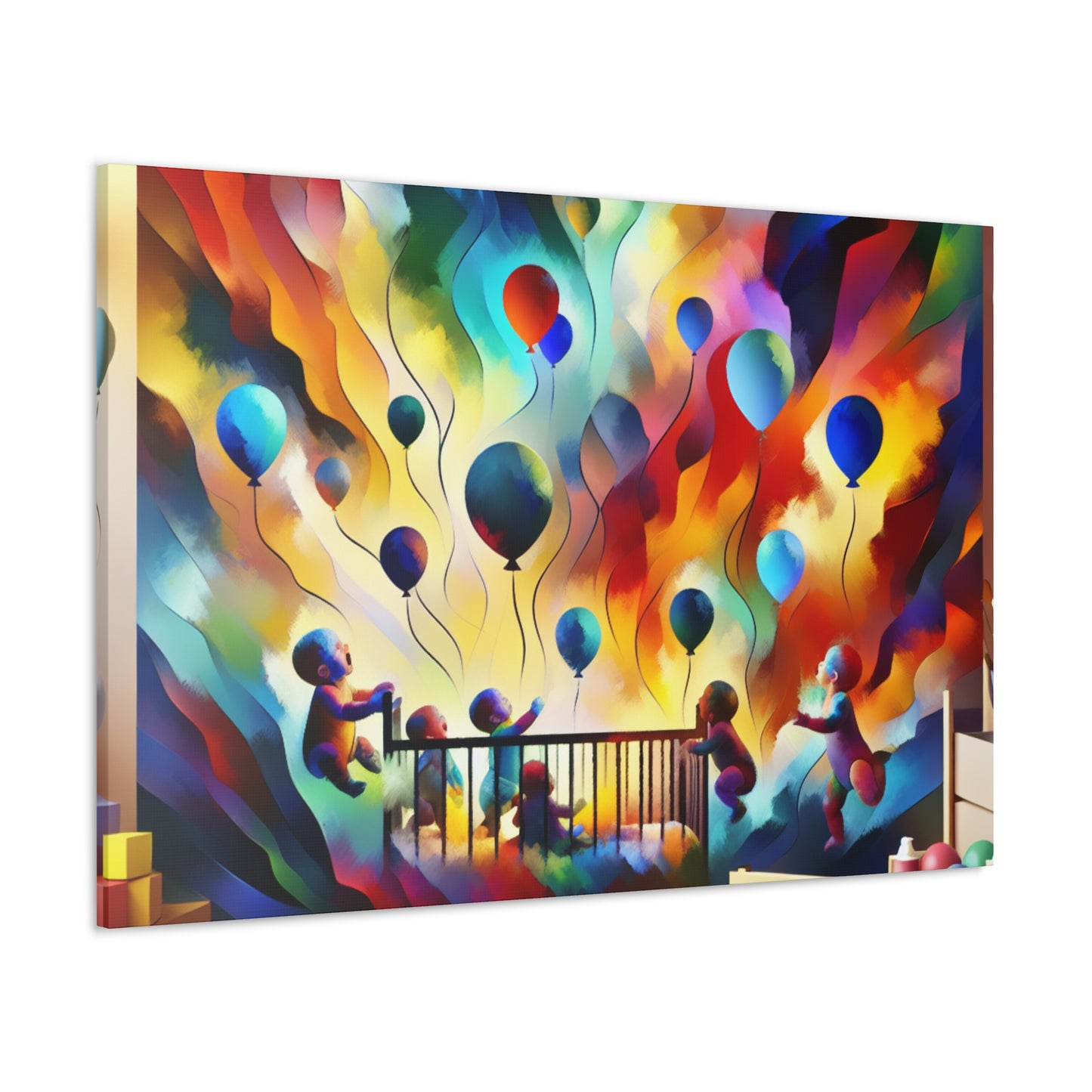 Skyward Ascension, Colorful Dreams - Canvas