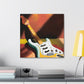 "Fender's Jazz Deco" - Canvas