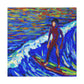 Surf's Up Impressionism - Canvas