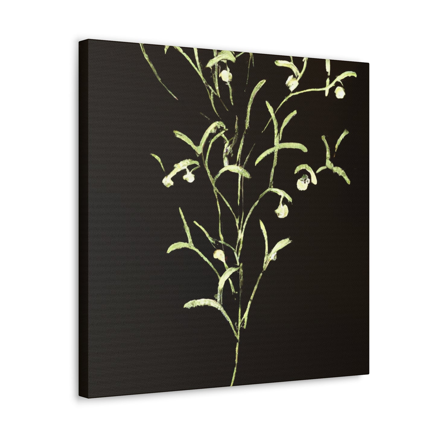 Mistletoe Minimalism. - Canvas