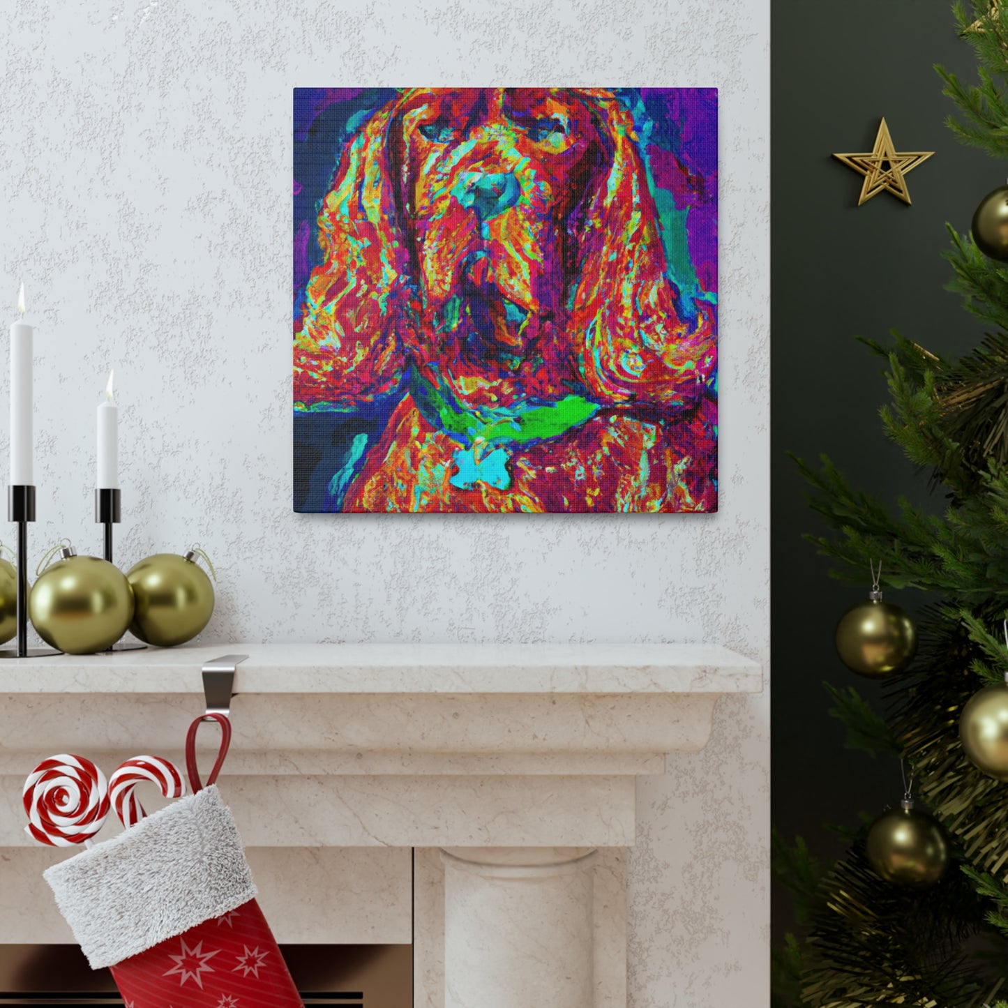 "Irish Setter Impressionism" - Canvas