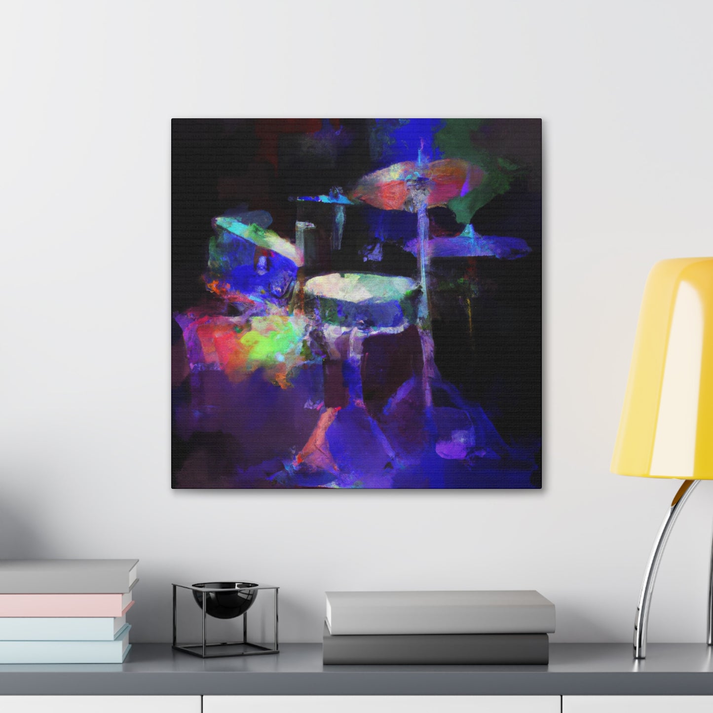 "Rhythmic Drum Impressionism" - Canvas