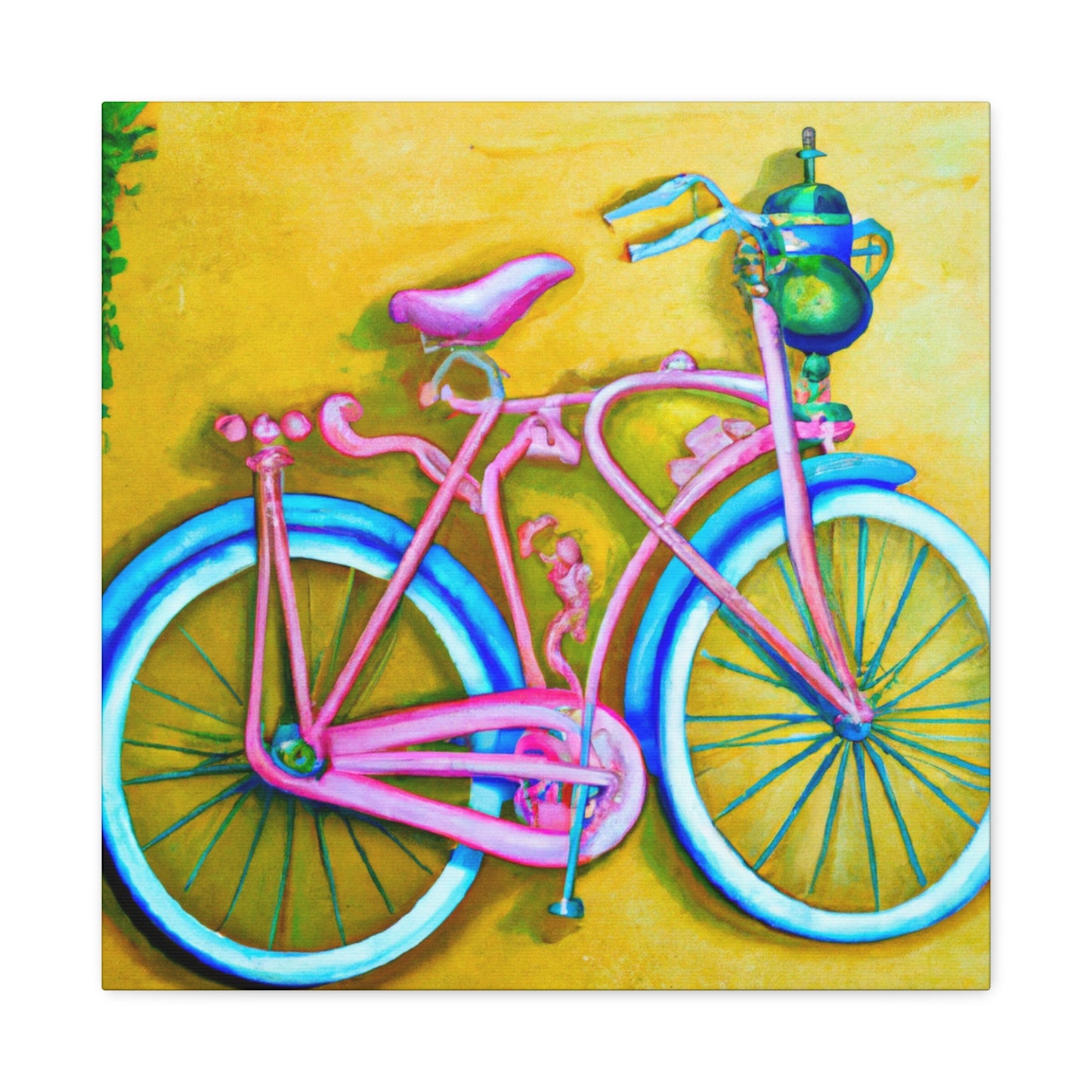 Riding on the Bicycle - Canvas