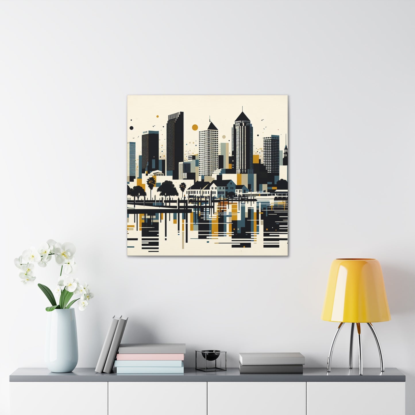 "Serene Tampa Melodies" - Canvas