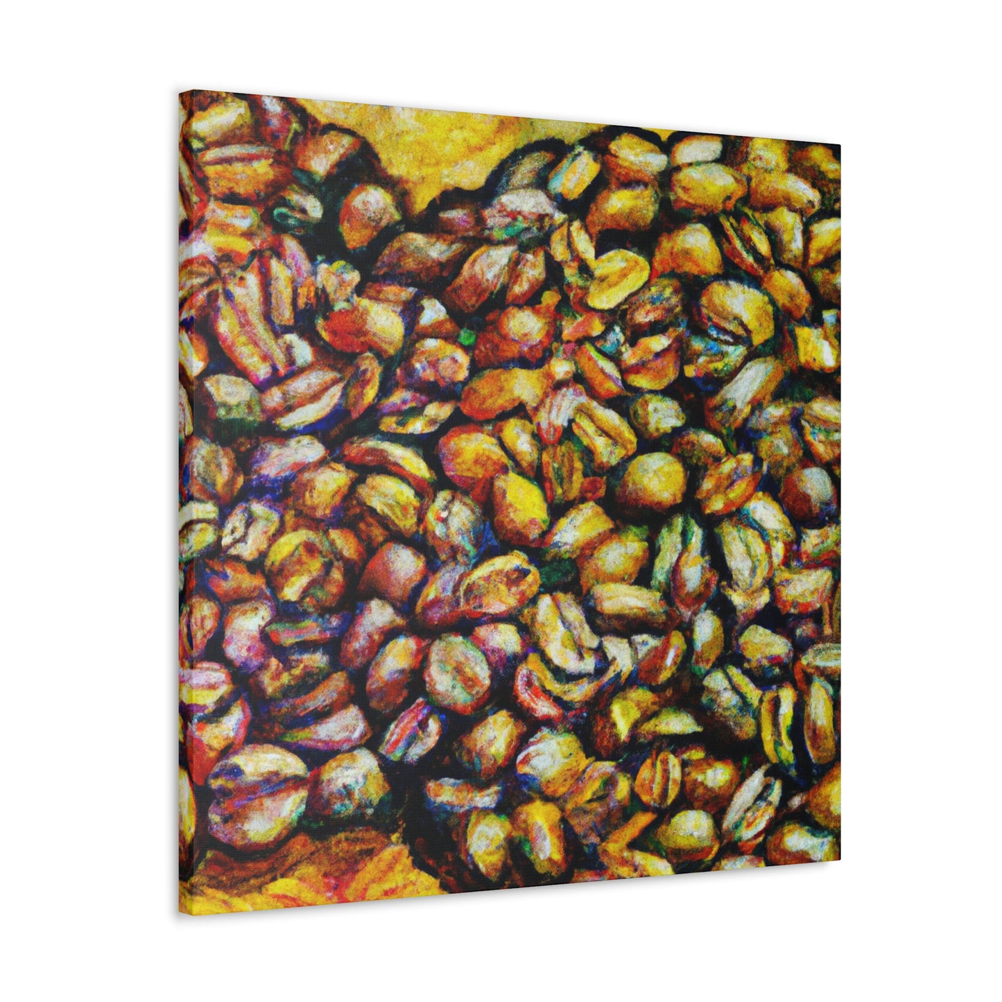 "Coffee Beans Impressionism" - Canvas