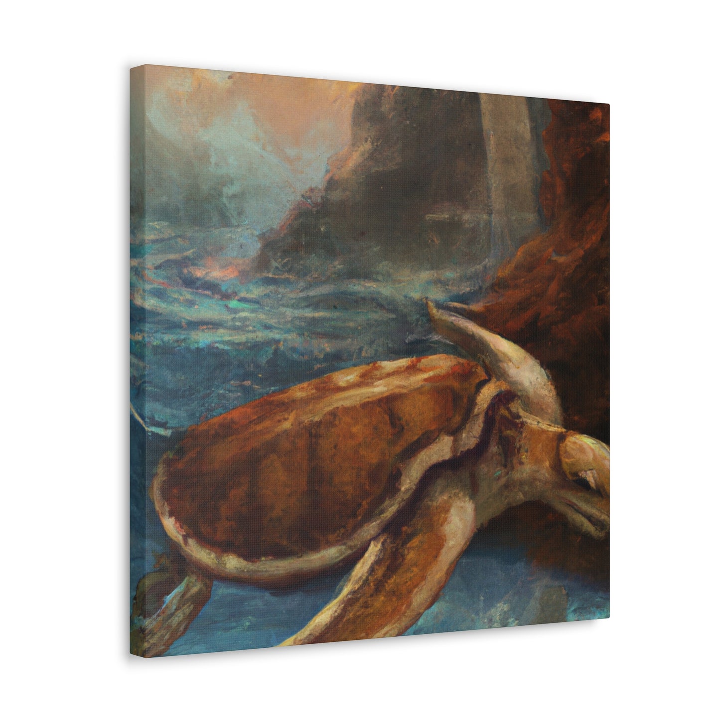 Turtle of the Sea - Canvas