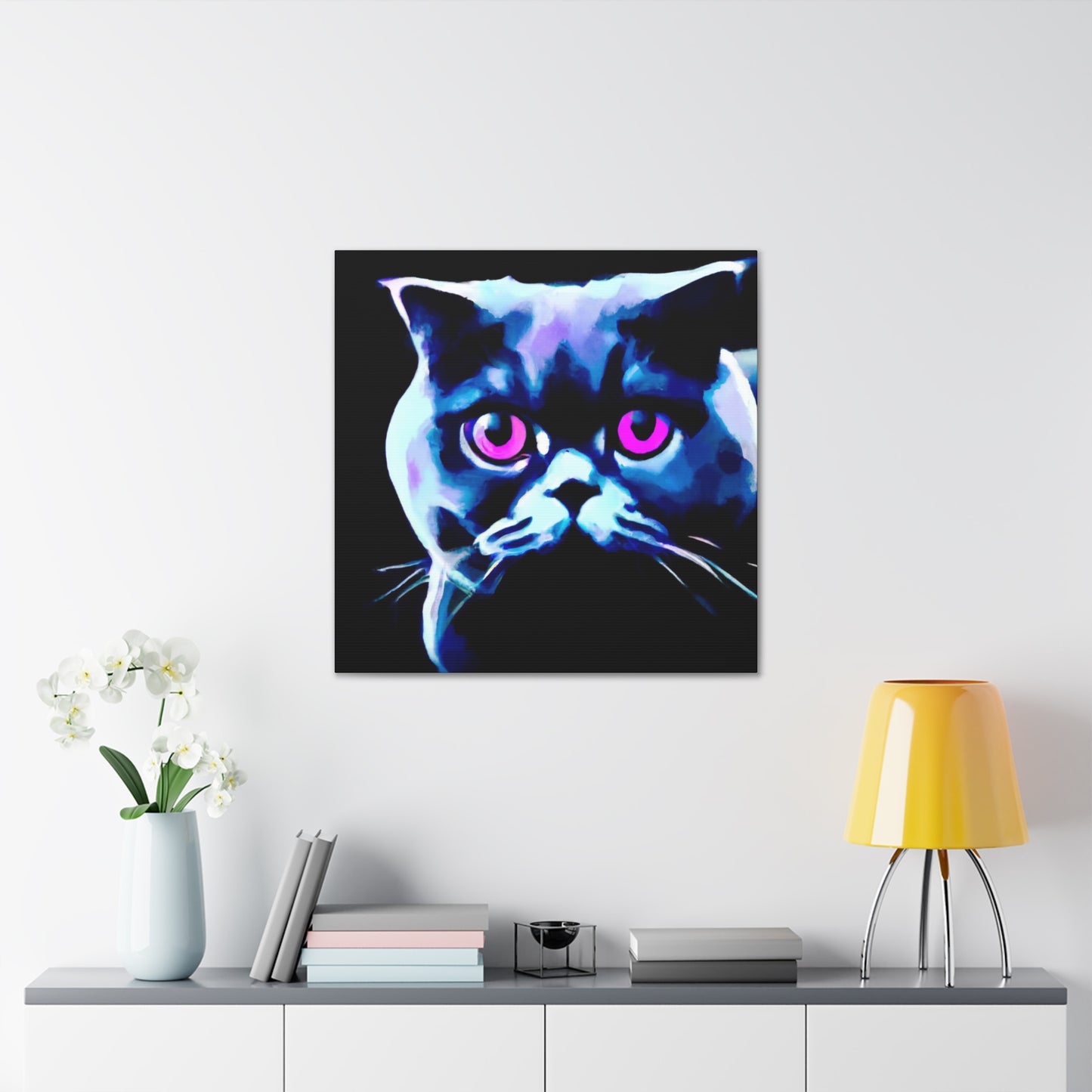 "British Shorthair Reflection" - Canvas