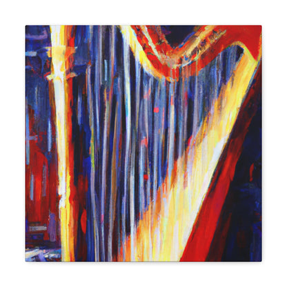 Harp in Impressionism - Canvas