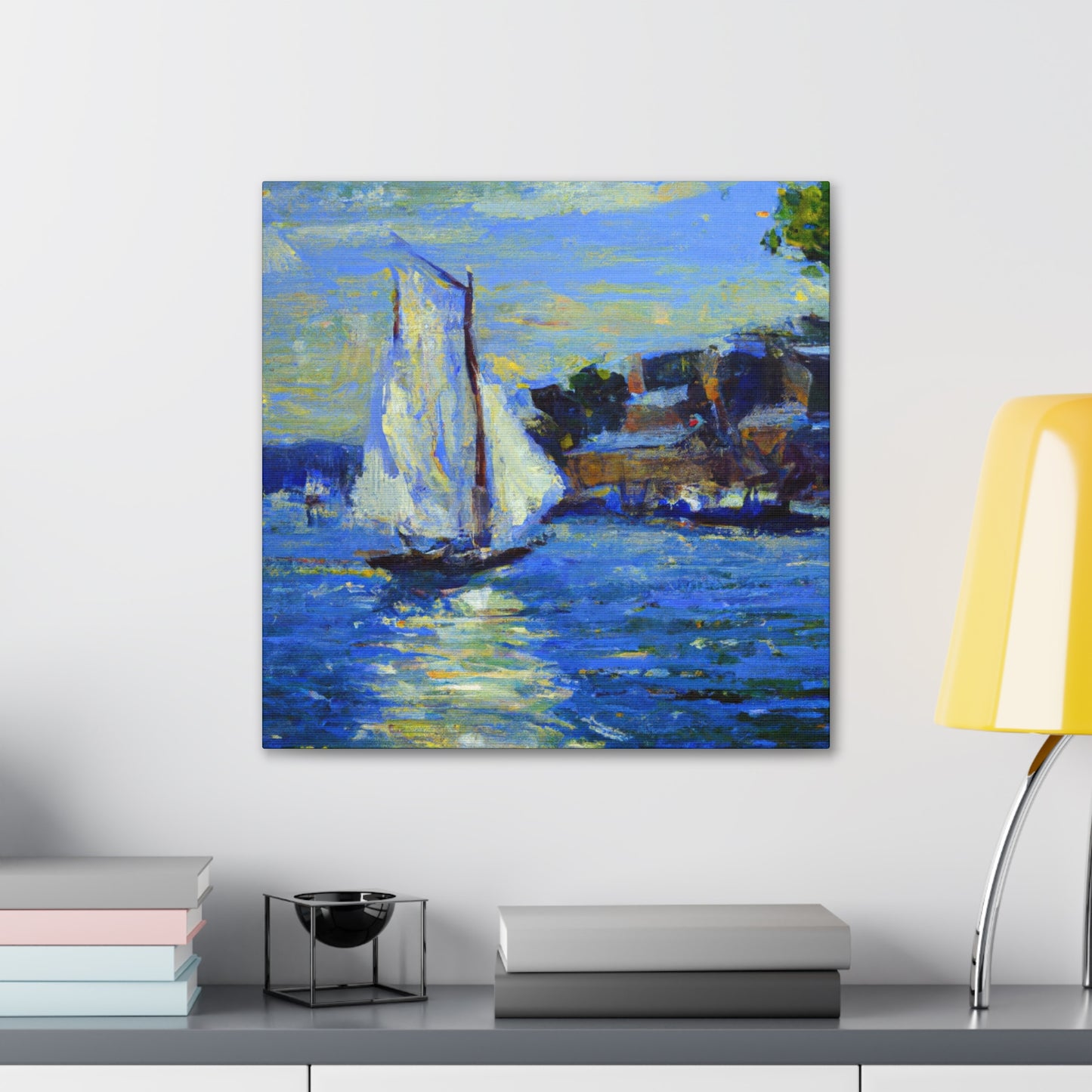 "Sailboat on Still Water" - Canvas