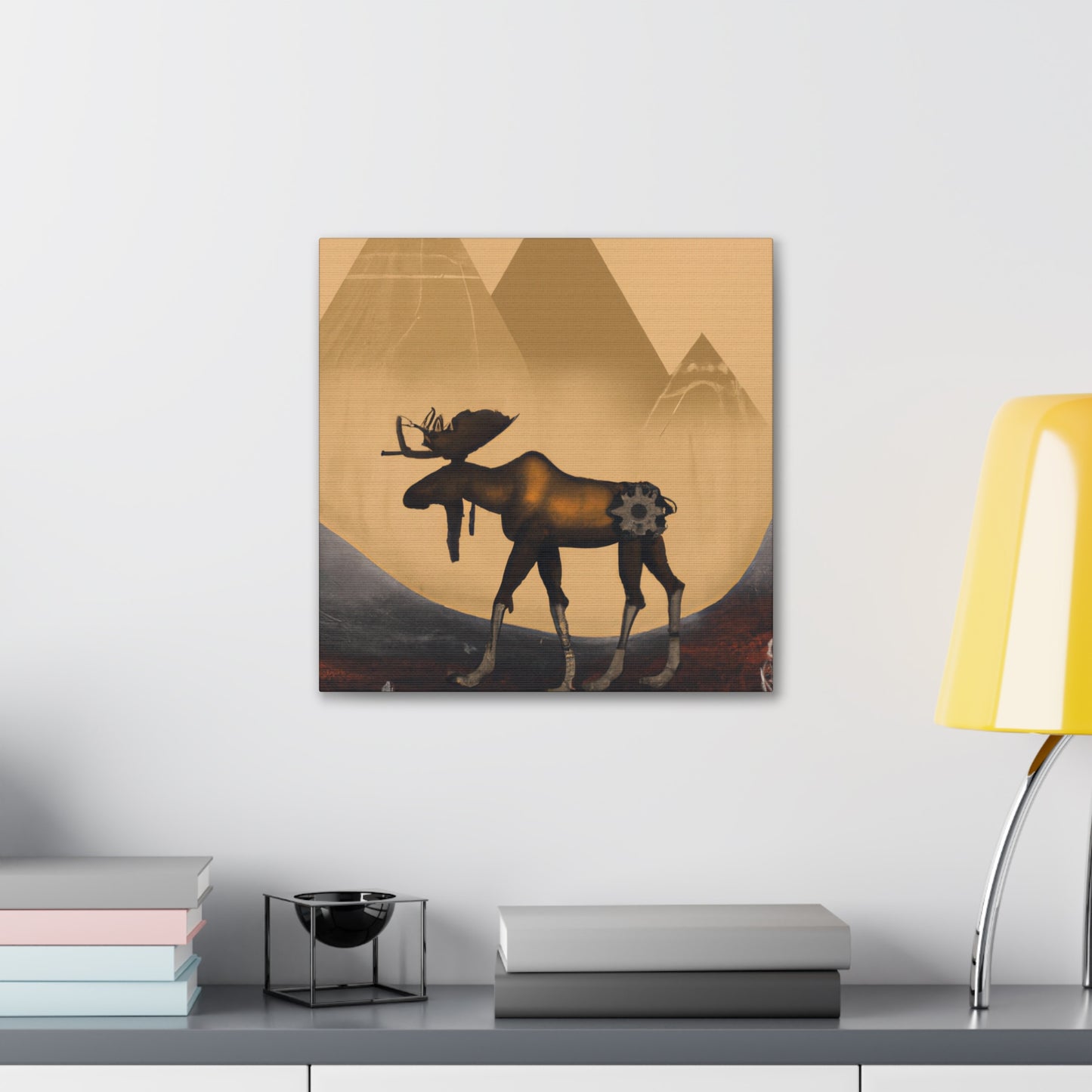 Moose on the Move - Canvas