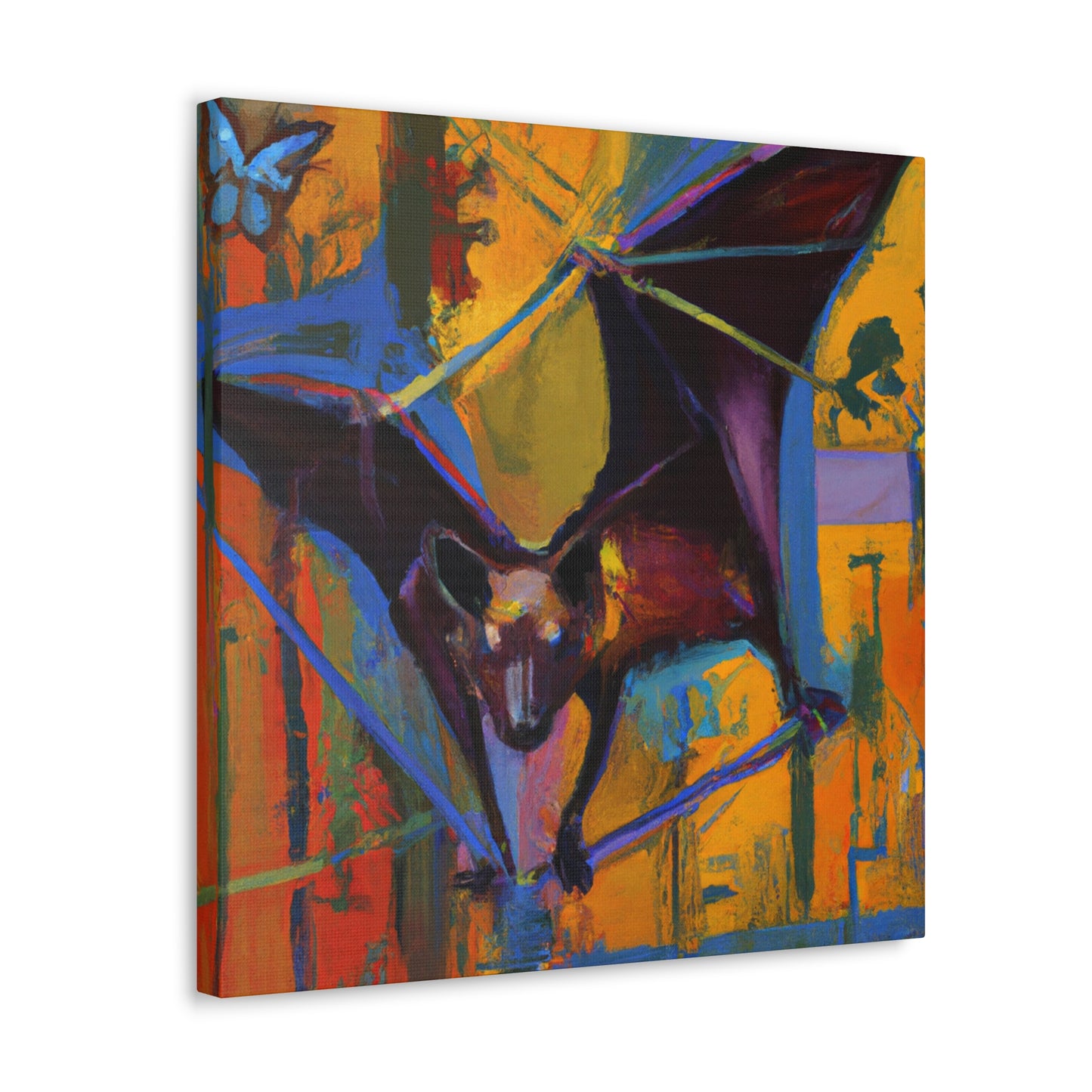 "Indian Flying Fox Flight" - Canvas