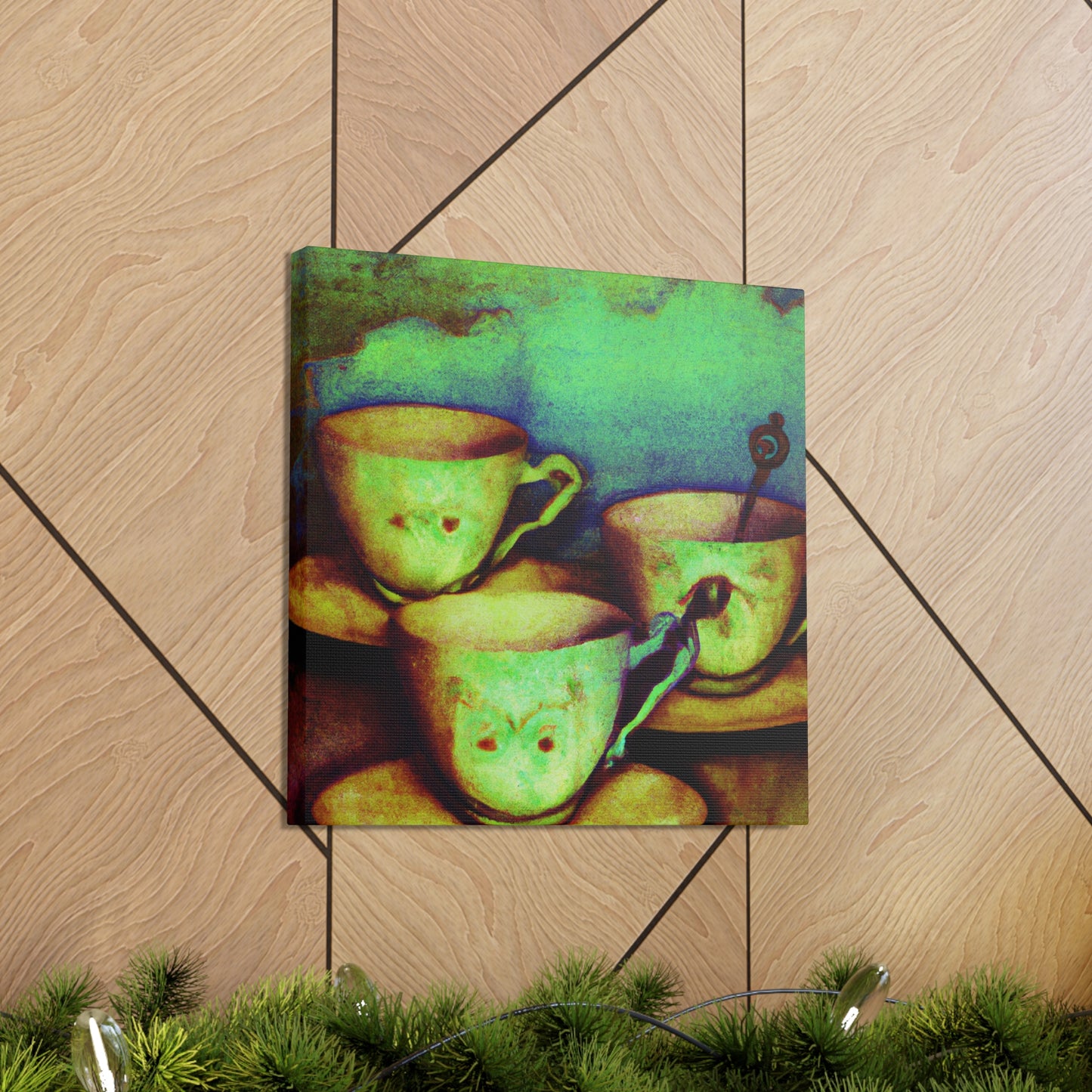 Tea Time Harmony. - Canvas