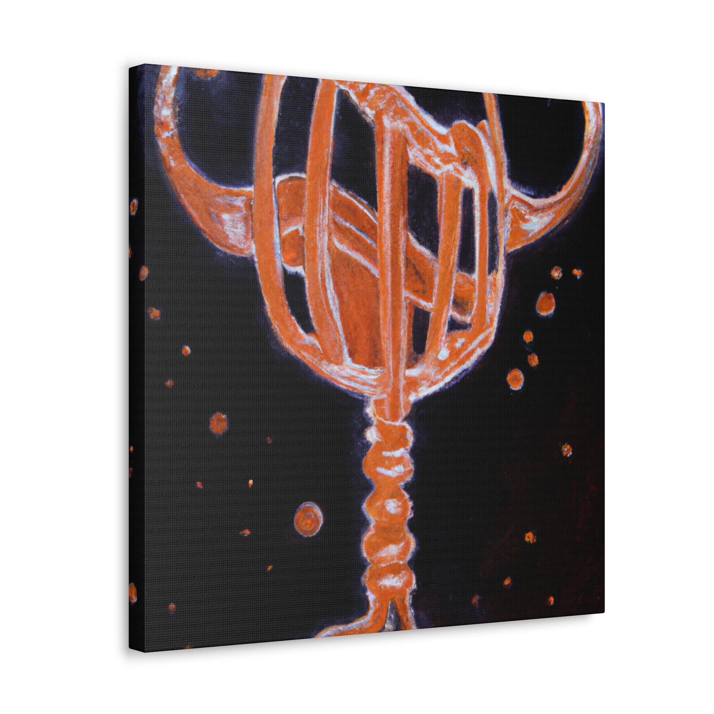 "Glorious Steampunk Wineglass" - Canvas