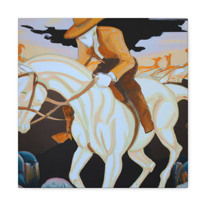 Cowboy Sunrise Ride - Canvas