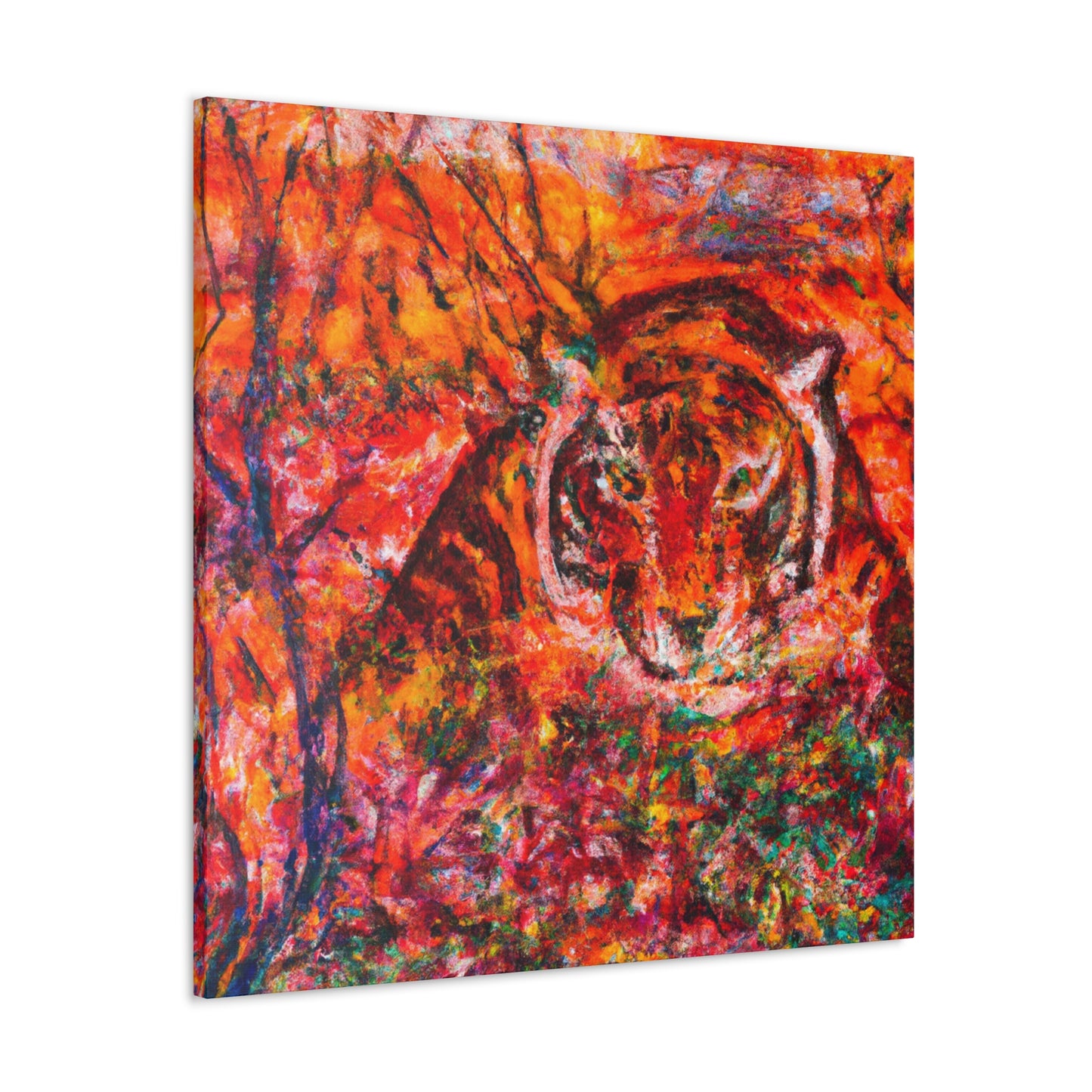 Tiger in Impressionism - Canvas