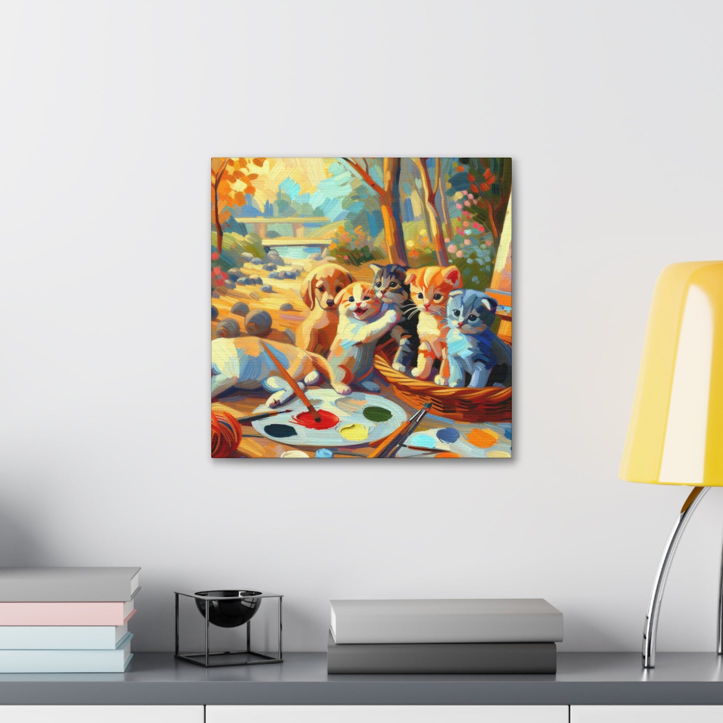 Whimsical Pet Melody - Canvas