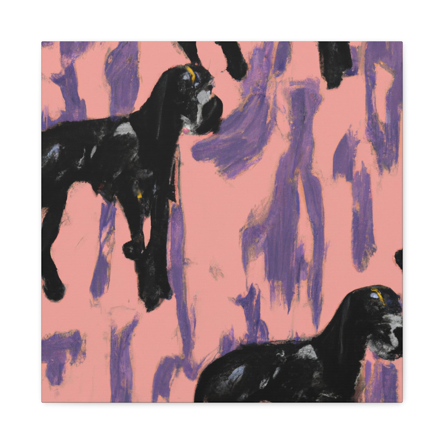 "Great Dane Expressionism" - Canvas