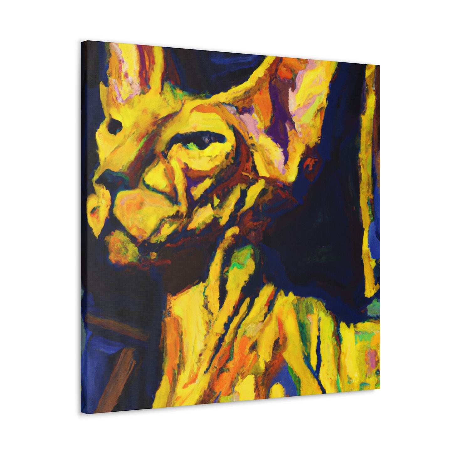 "Sphynx in Expressionism" - Canvas