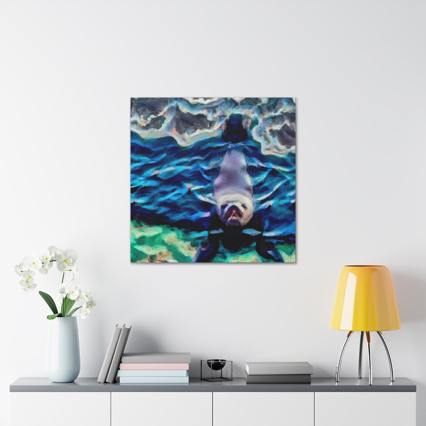 "Surreal Sea Lion Dream" - Canvas