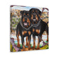 "Feral Rottweiler Vision" - Canvas