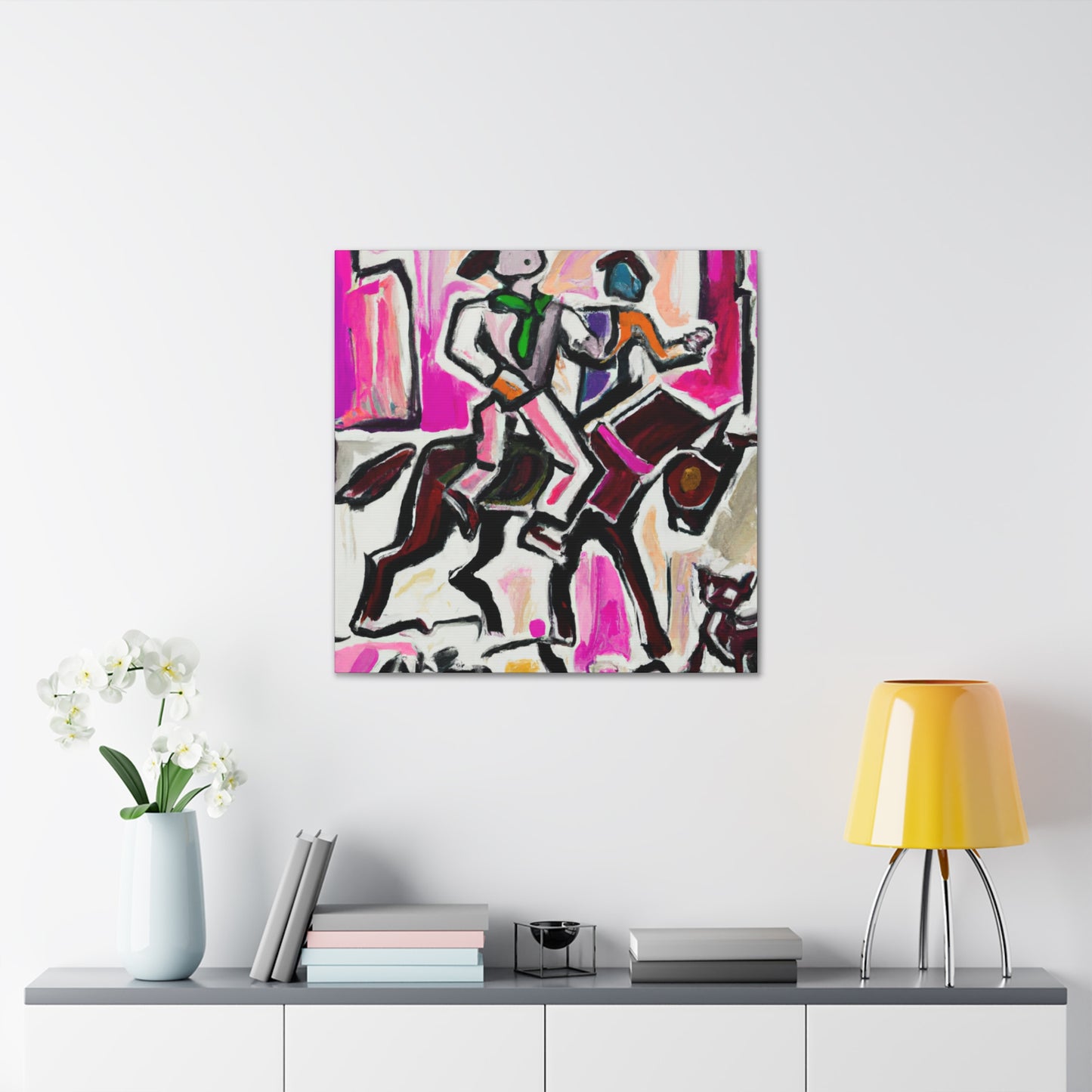 Rodeo in Abstract form - Canvas