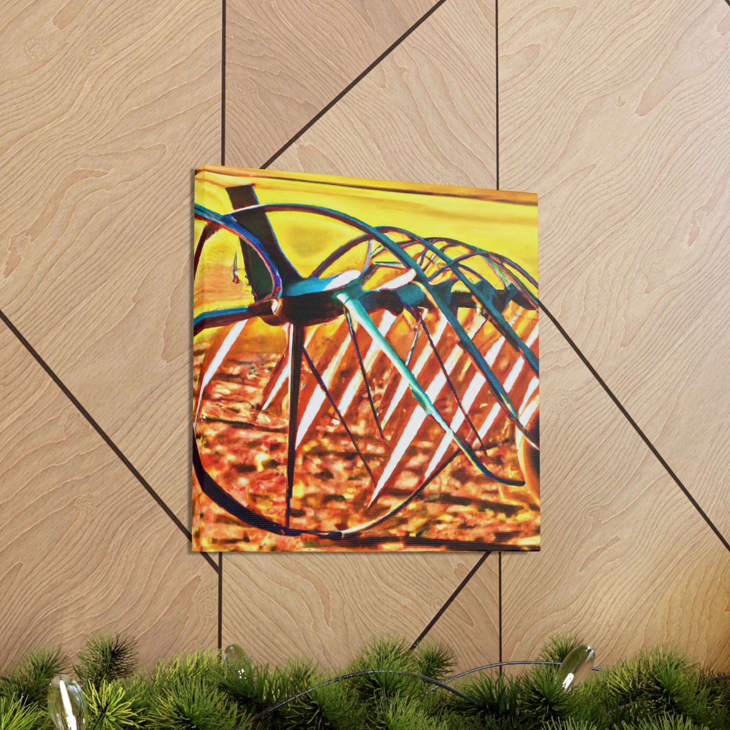 "Movement of Disc Harrow" - Canvas