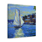 "Sailboat on Still Water" - Canvas