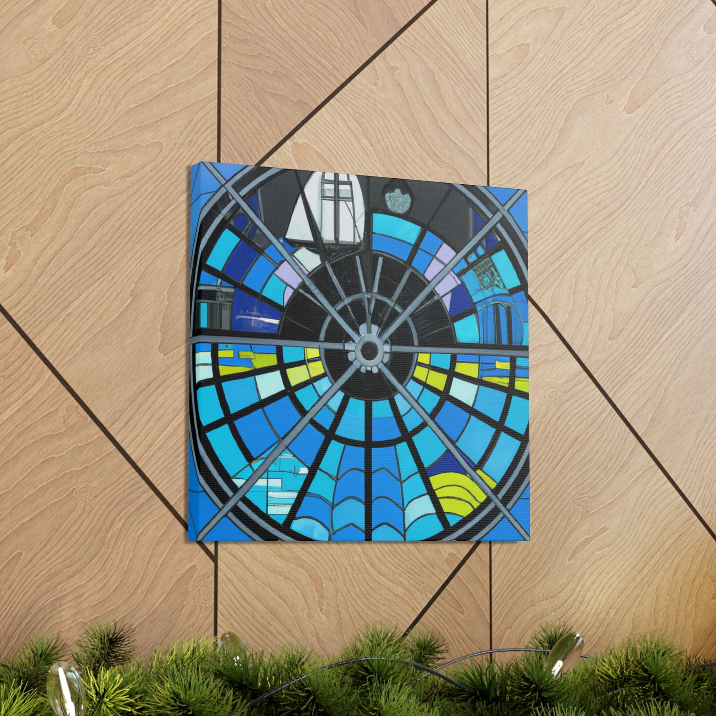 "Charted Seas of Deco" - Canvas