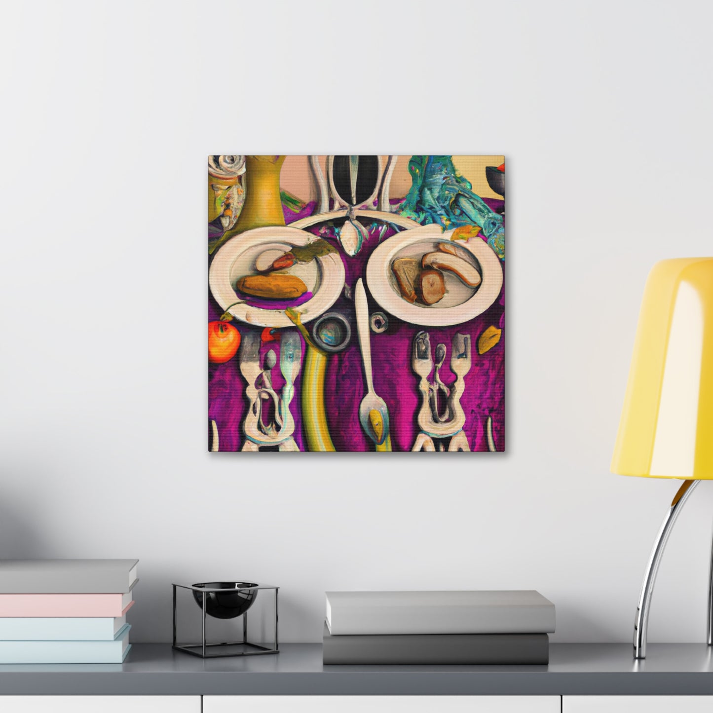 The Dinner Feast Scene - Canvas