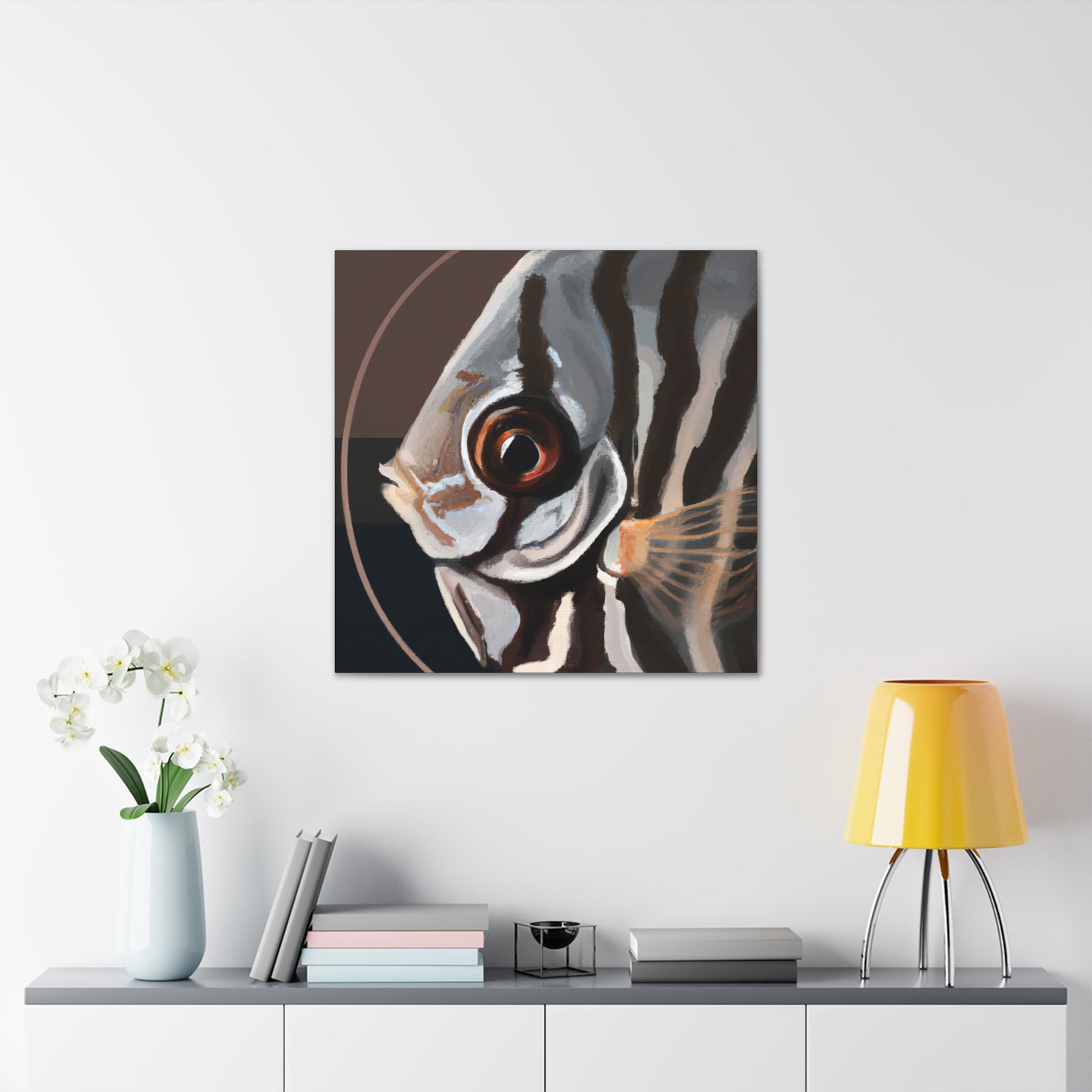 Discus in Dreamscape - Canvas