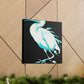 "Snowy Egret Splendor" - Canvas