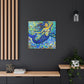 Mermaid in Moonlight - Canvas