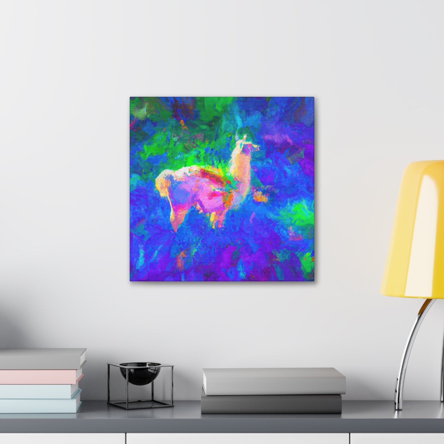 Llama in Impressionism - Canvas