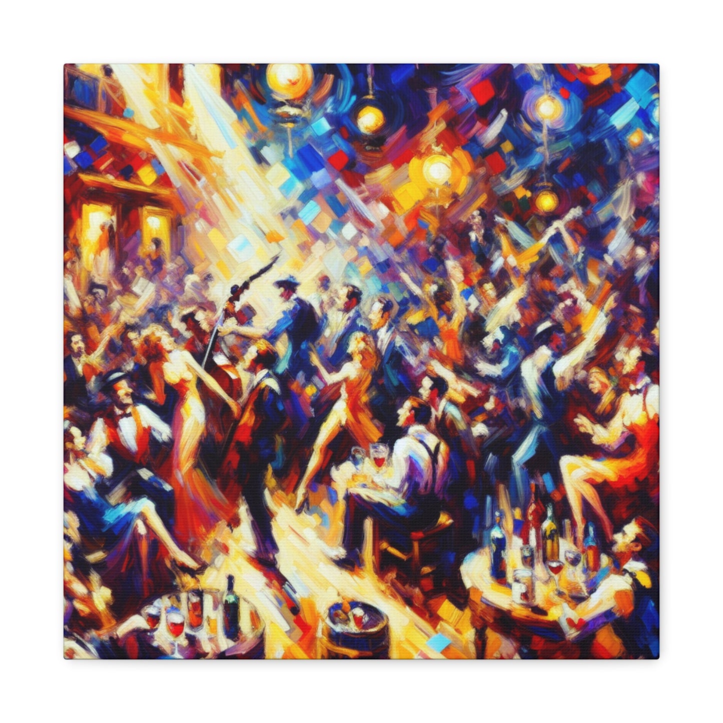 Vibrant Revelry at Home - Canvas