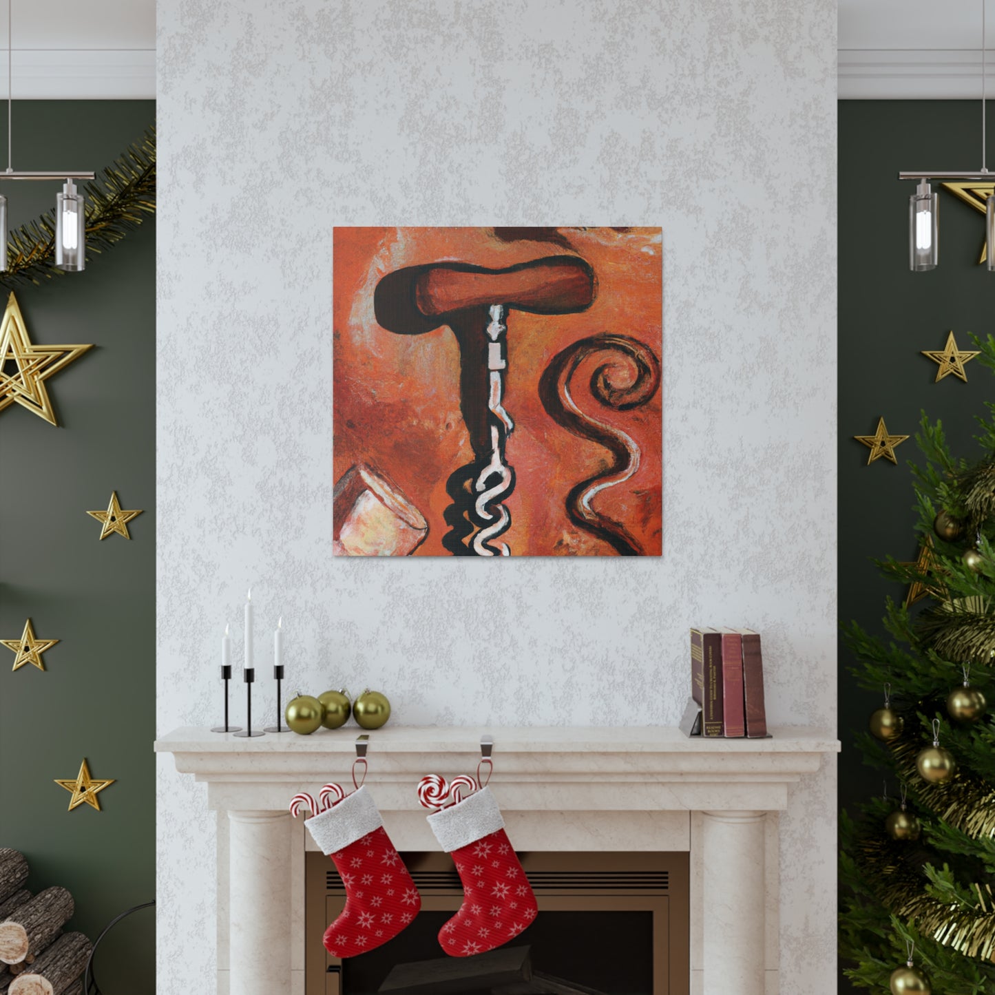 "Corkscrew Whimsicality" - Canvas