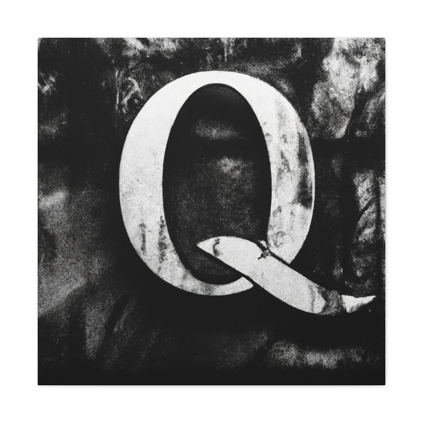 "Q: The Question Mark" - Canvas