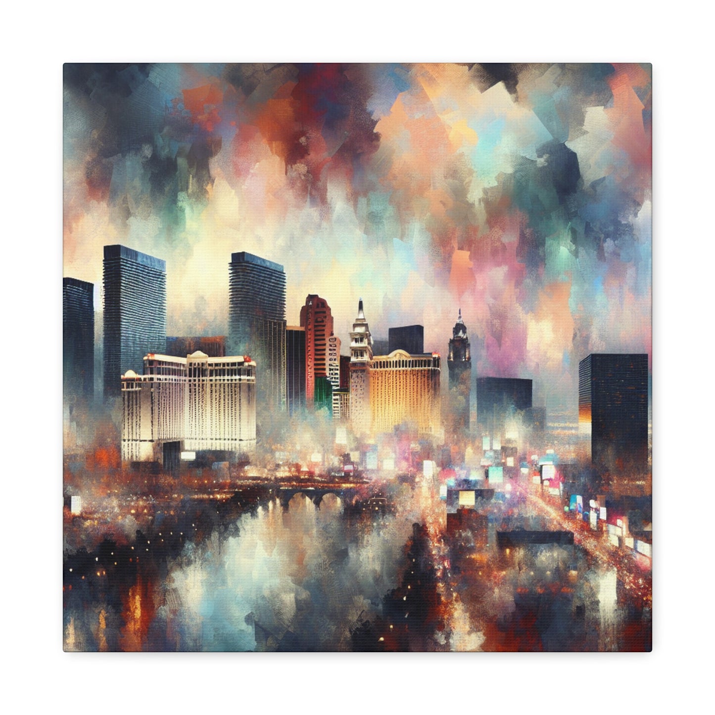 Vegas Mirage Hues - Canvas