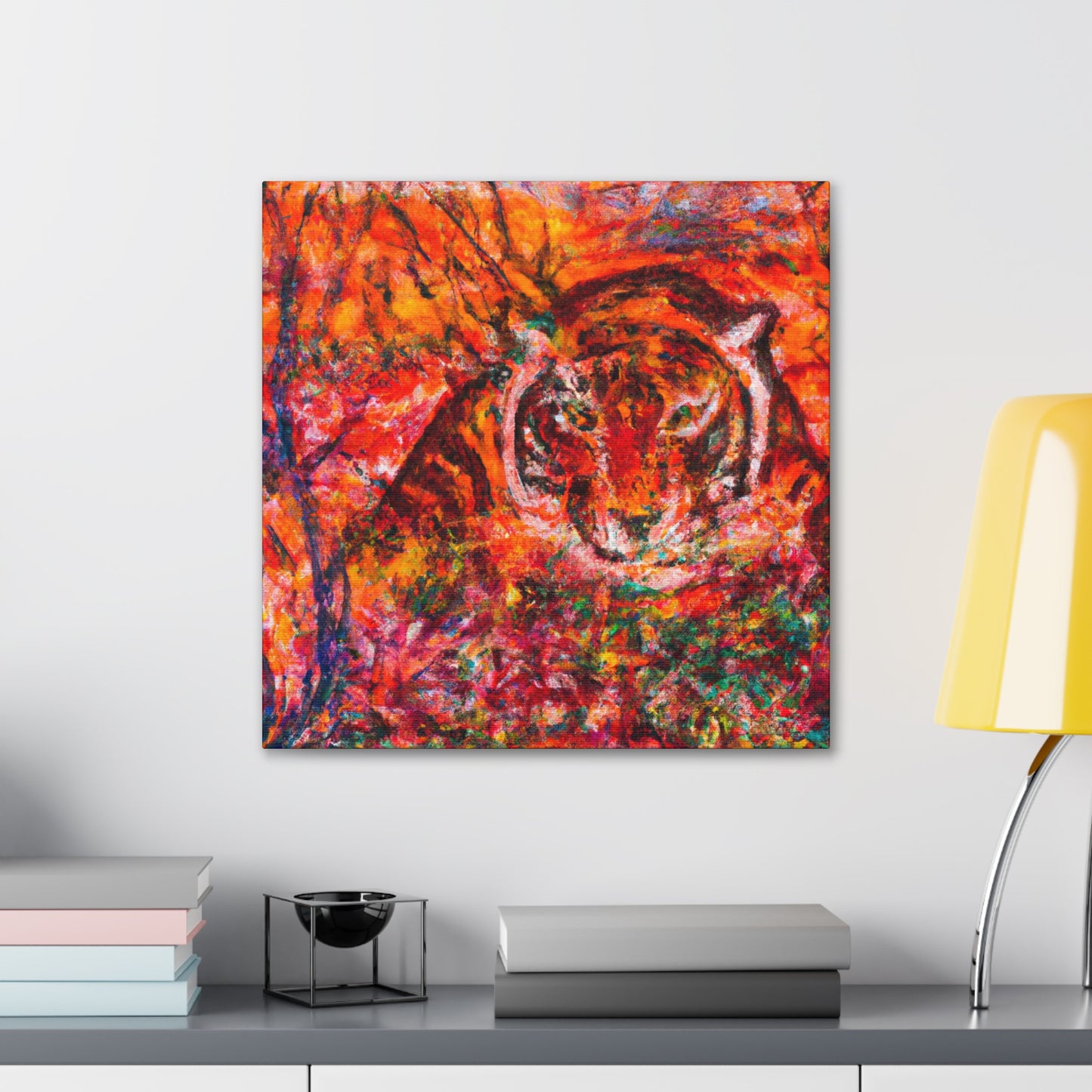 Tiger in Impressionism - Canvas