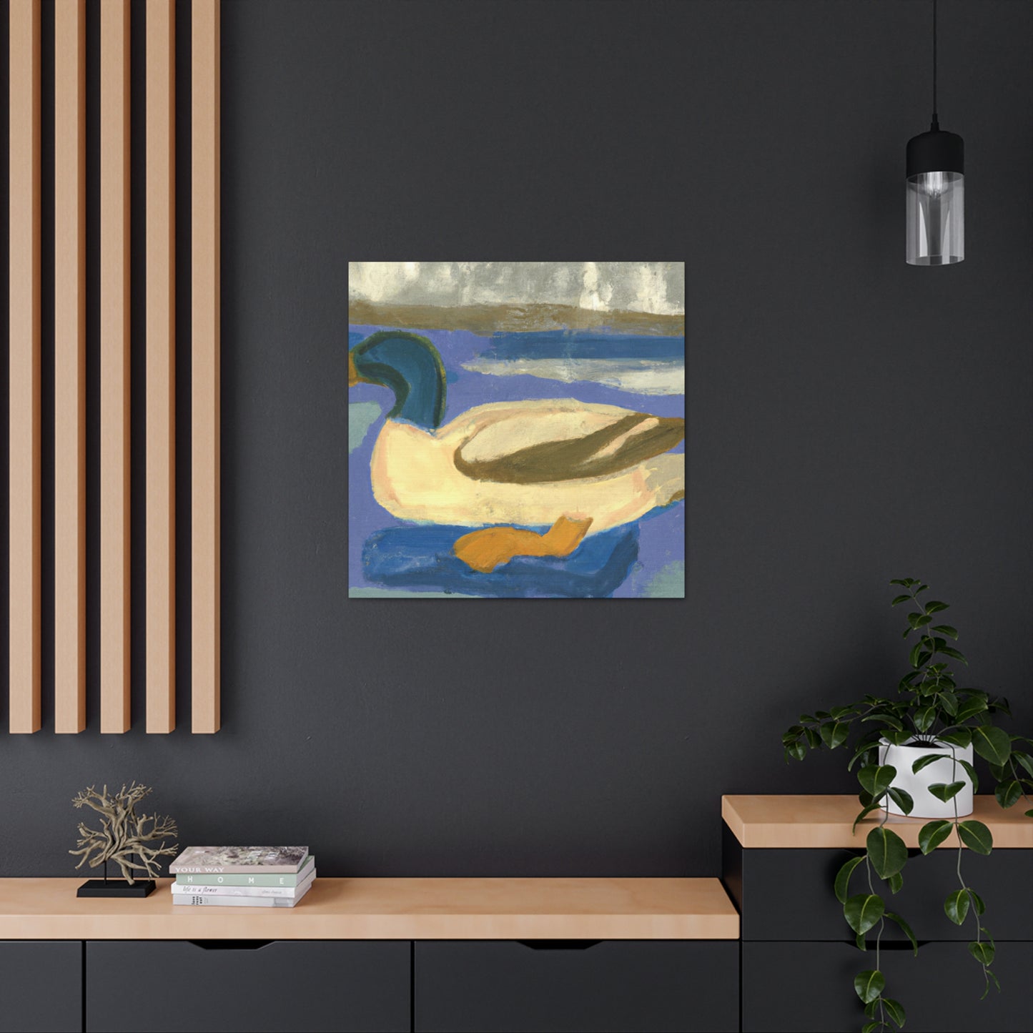 "Mallard Duck Expressionism" - Canvas