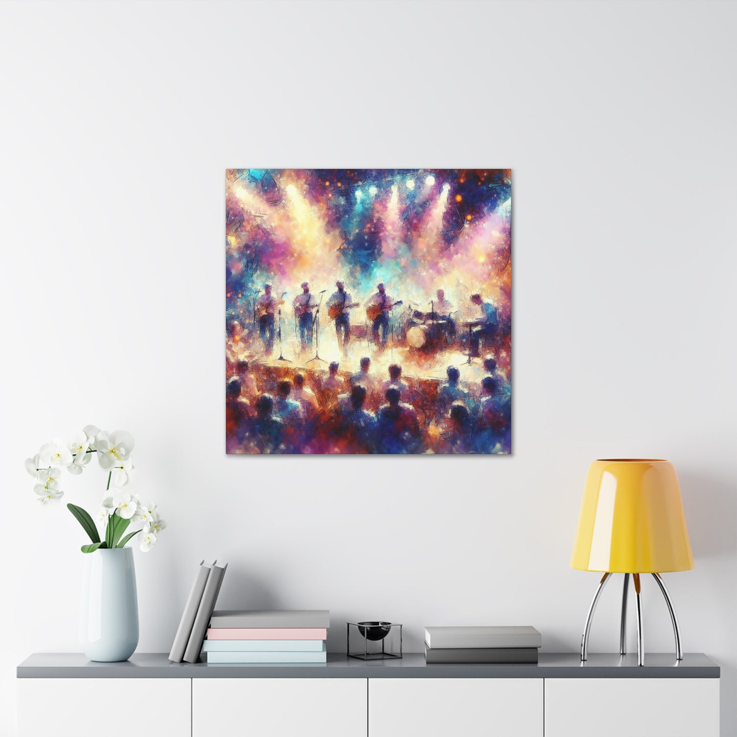 Rhythm in Vibrant Hues - Canvas