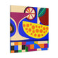 "Fruity Art Deco Bliss" - Canvas