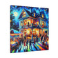 Revelry in Pulsating Hues - Canvas